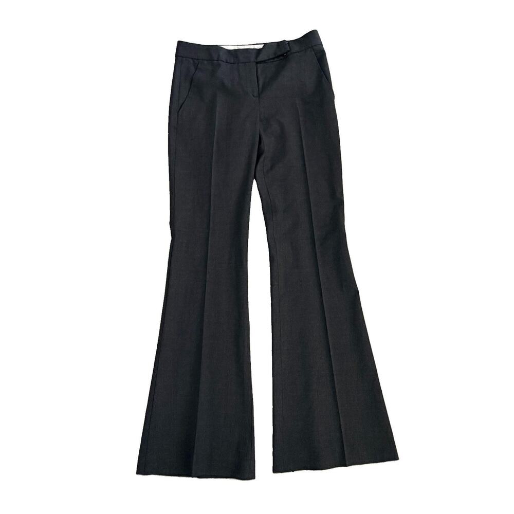 Theory Womens Classic Wool Stretch Flare Pants Trousers Size 8 30 x 33